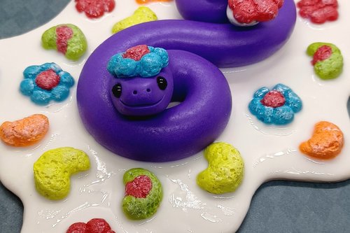 Fruit Puff Cereal Snake