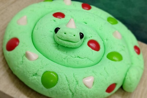 Green Cookie Snake