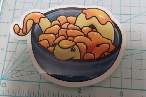 Mac And Cheese Snake Sticker 