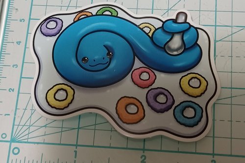Cereal Snake Sticker 