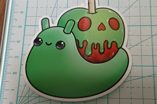 Poison Candy Apple Snail Sticker
