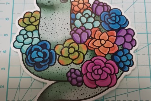 Succulent Snake Sticker