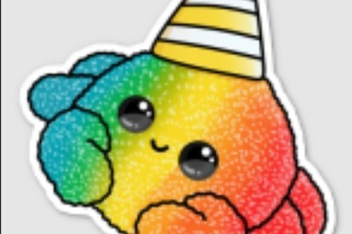 Snowcone Crab Sticker