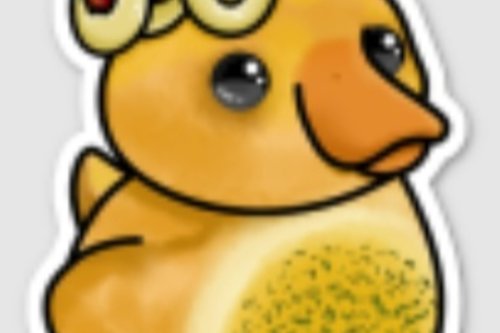 Garlic Bread Duck Sticker